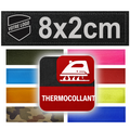 Patch personnalisé Thermocollant 8x2cm| Texte ou logo | Fabrication française