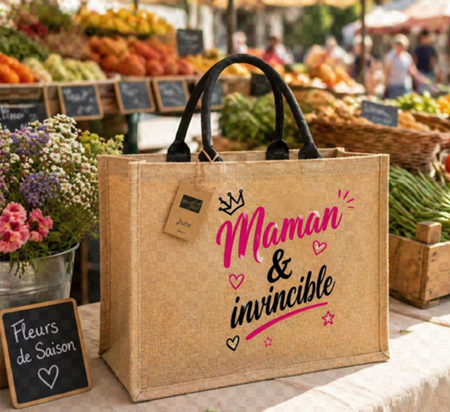 Sac cabas maman – Maman & invincible (version classique)